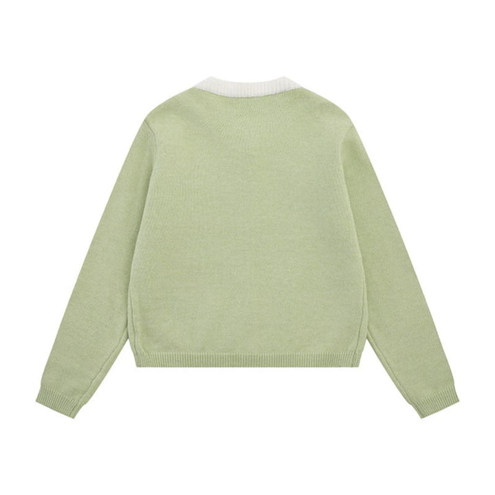 Damen Feinstrick-Cardigan mit Rundhals, verdeckter Knopfleiste und Zierbrosche Drune