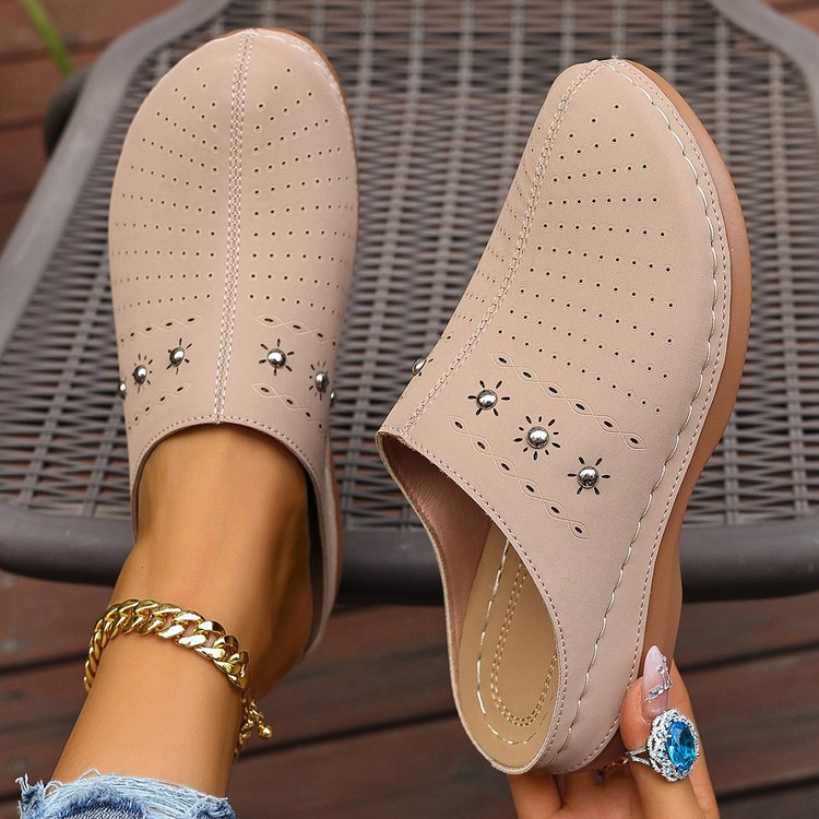 Damen Komfortable und elegante Clogs Drune