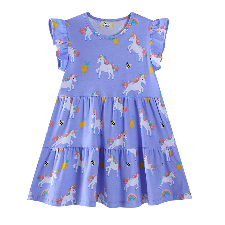 Mädchen Sommerkleid Drune