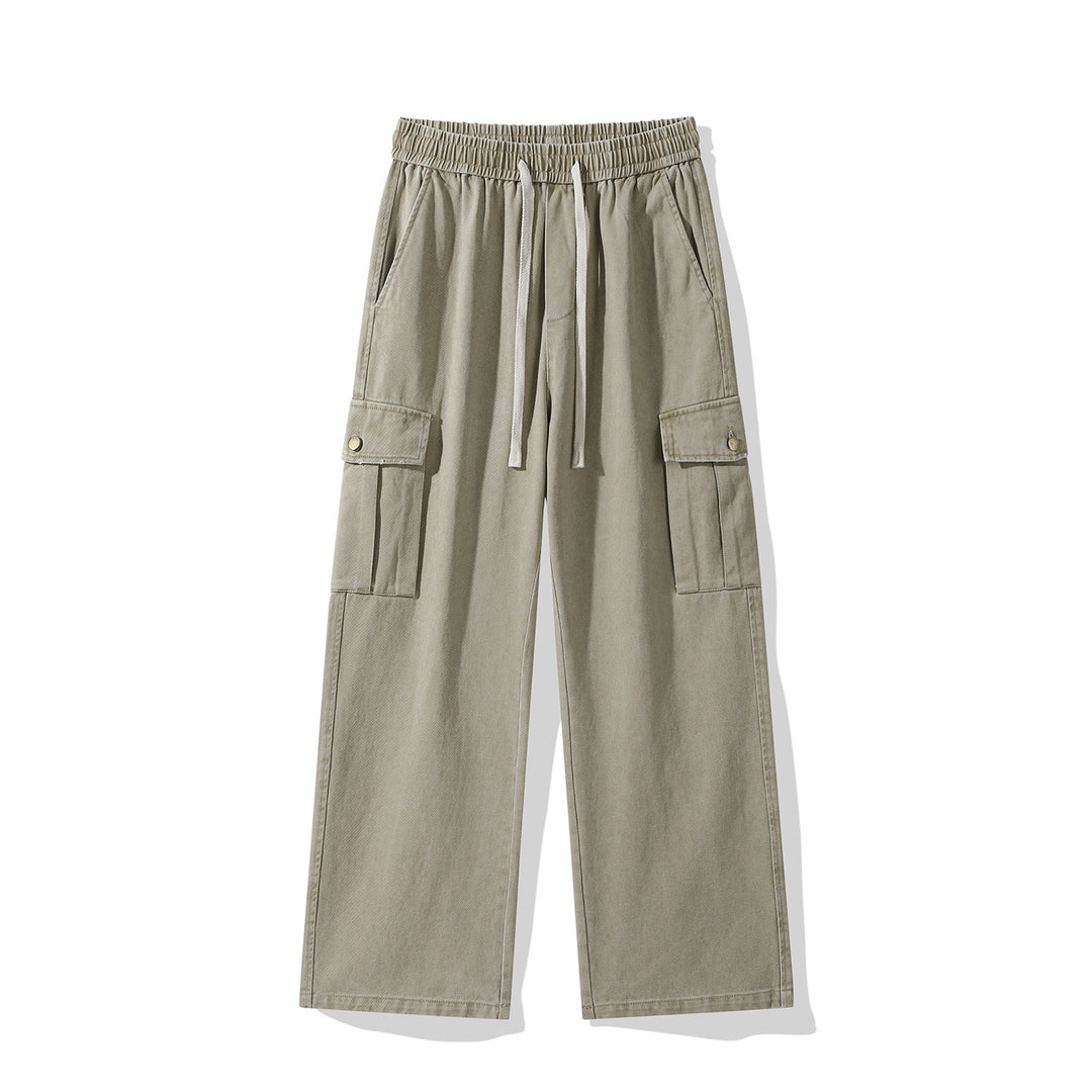 Herren Cargo-Hose im weiten Relaxed-Fit mit Tunnelzugbund und Mehrfachtaschen Drune