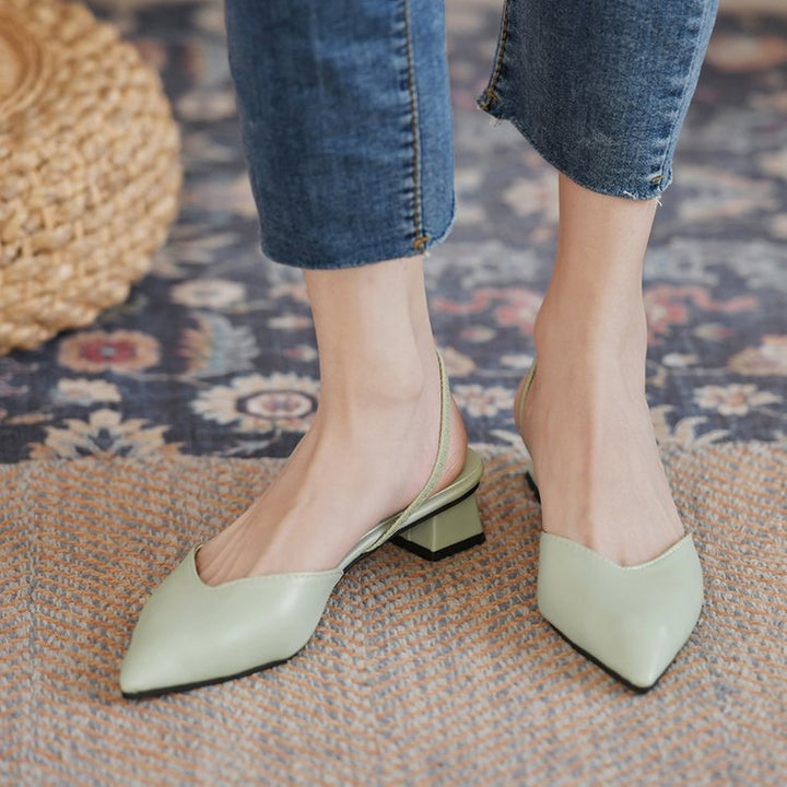 Damen Slingback-Pumps mit spitz zulaufendem Design Drune