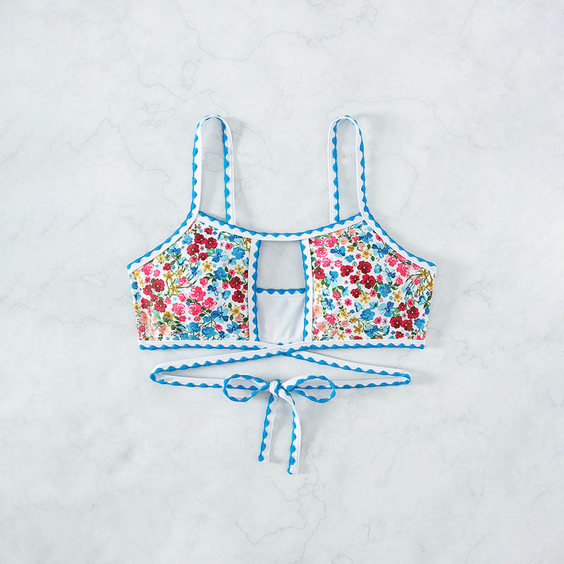 Damen Crop-Top Bikinioberteil Drune