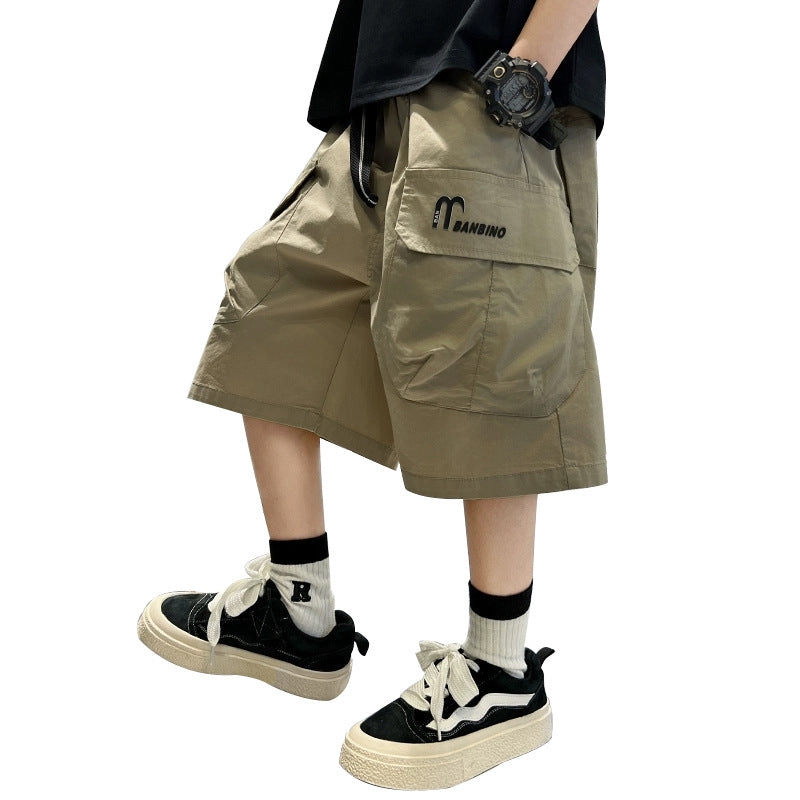 Unisex lässige Cargo-Shorts mit großen Taschen Drune