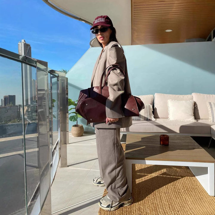 Damen Oversized Blazer mit strukturierten Ärmelpartien Drune