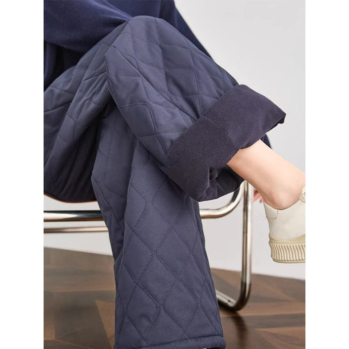 Damen Bequeme und elegante gesteppte Hosen Drune