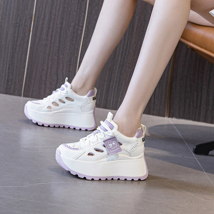 Damen Chunky Sneakers mit atmungsaktiver Mesh-Oberfläche und innovativer Dämpfung Drune