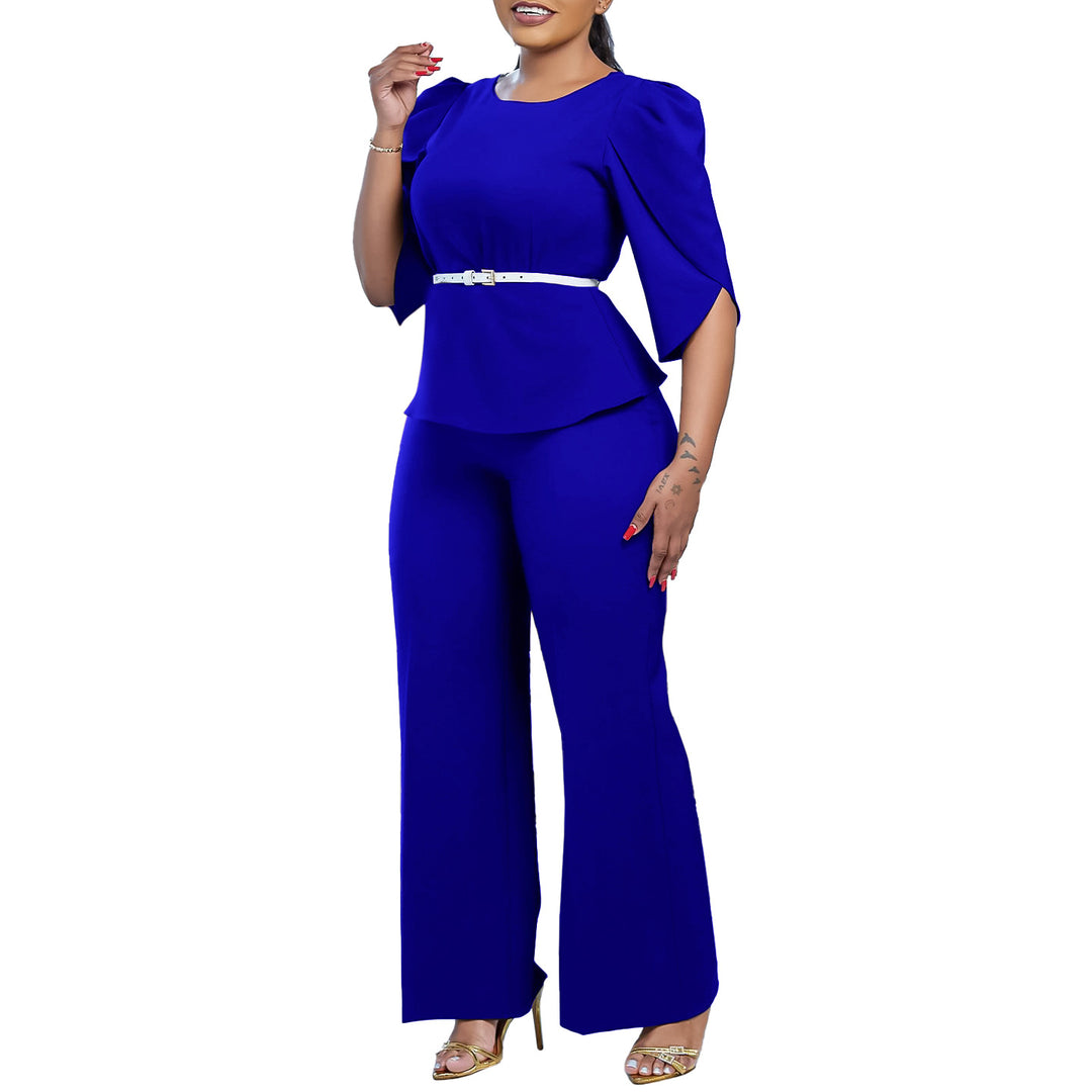 Damen elegante Kombination aus weichem Gewebe Drune