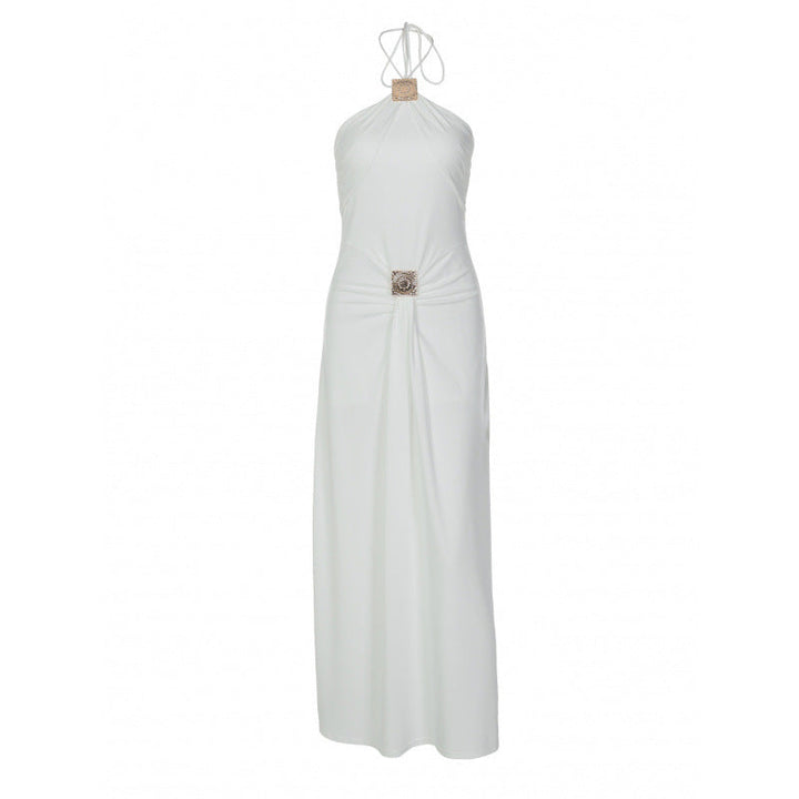 Damen Elegantes Abendkleid mit Neckholder-Design und figurbetonter Silhouette Drune