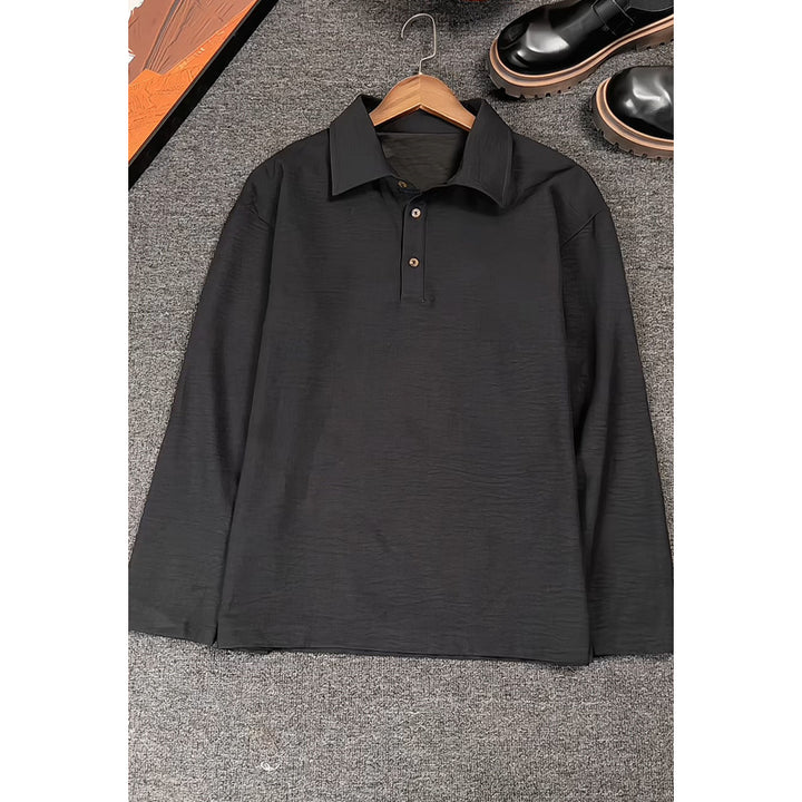 Damen Modisches Langarm-Polohemd Drune