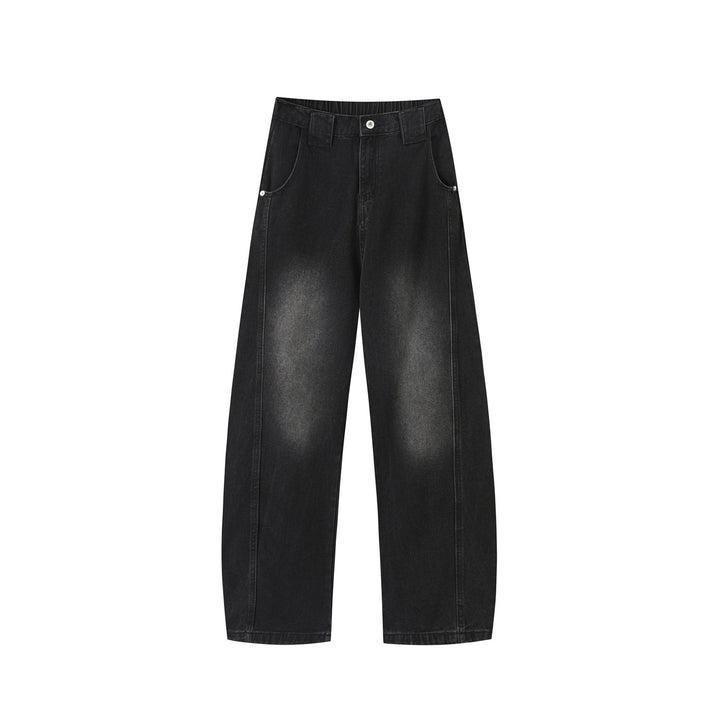 Damen Weit geschnittene High-Waist Hose Drune