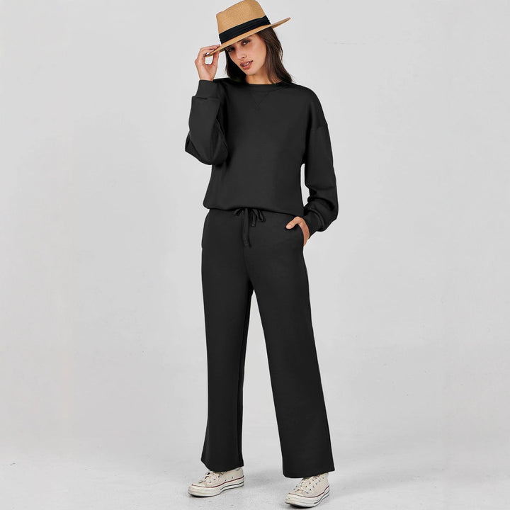 Damen entspannten Komfort Sweatset Drune