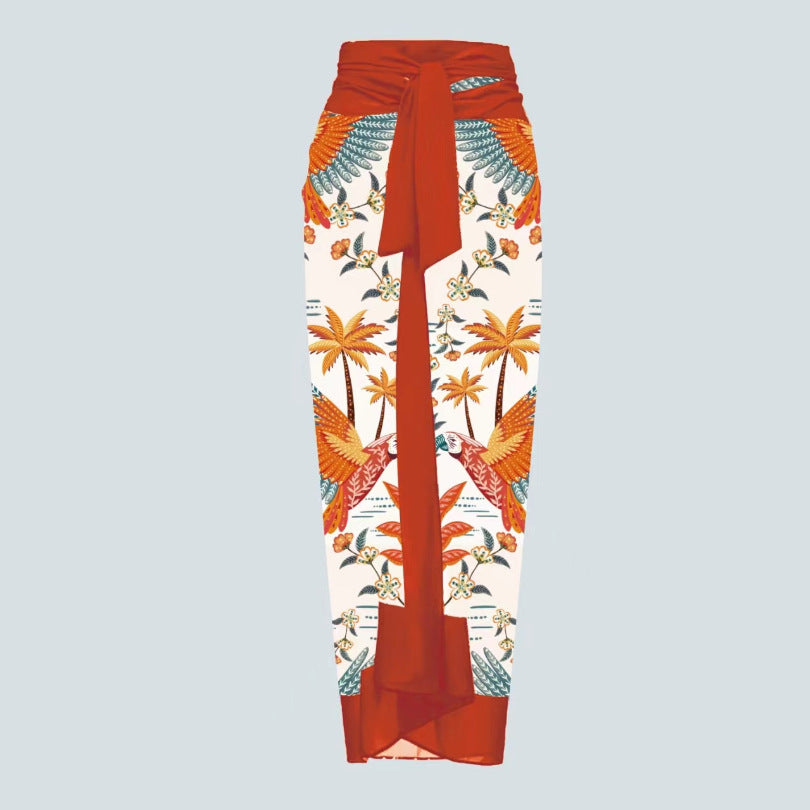 Damen Eleganter Einteiler mit kunstvoller Blumendekoration Drune