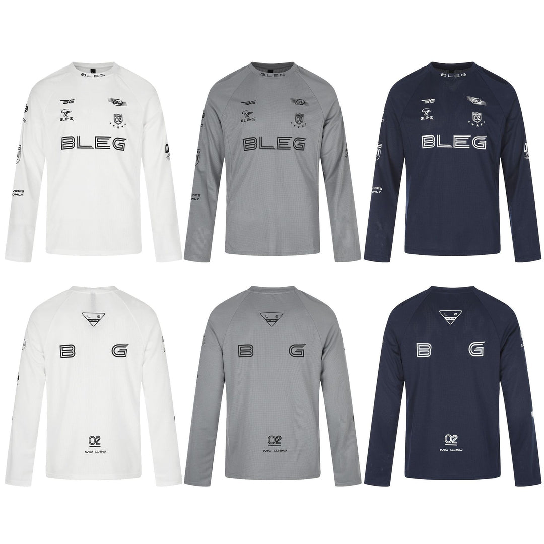 Unisex Leichtes Funktions-Langarmshirt mit Raglanärmeln und atmungsaktiver Waffelstruktur Drune