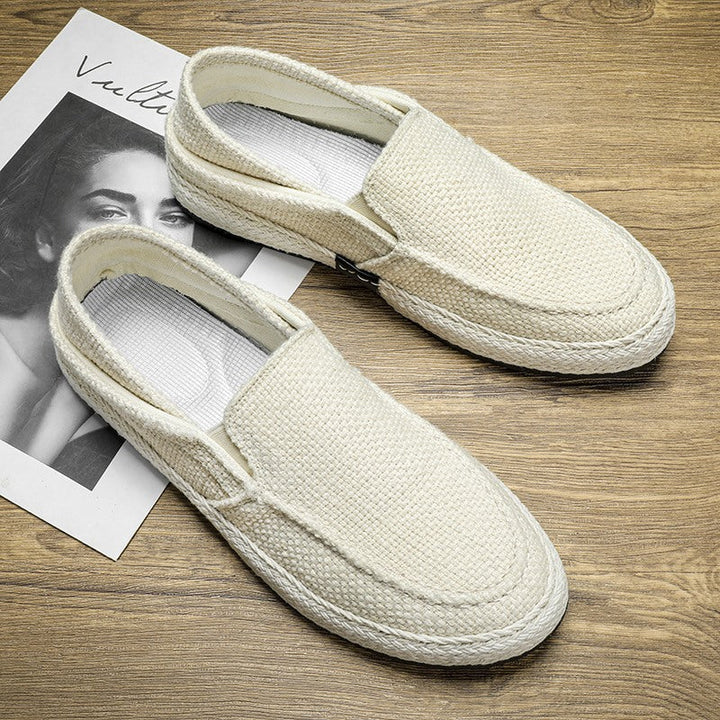 Damen Komfortable Slip-On Freizeitschuhe mit geflochtenem Design Drune