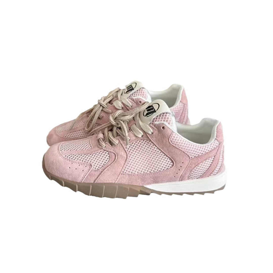 Damen Sportliche Sneakers mit atmungsaktiver Mesh-Oberfläche und rutschfester Laufsohle Drune