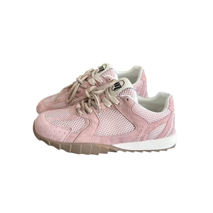Damen Sportliche Sneakers mit atmungsaktiver Mesh-Oberfläche und rutschfester Laufsohle Drune