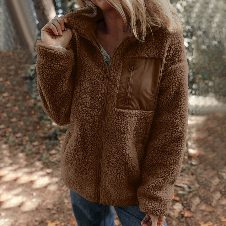 Damen Jacke mit hochabschließendem Kragen und praktischer Brusttasche Drune