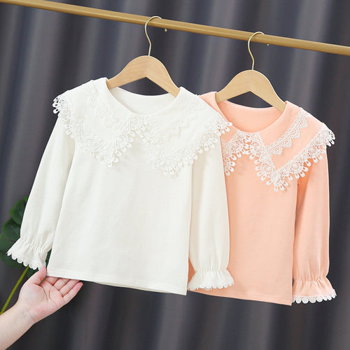 Damen Sweatshirt mit hohem Spitzenkragen Drune
