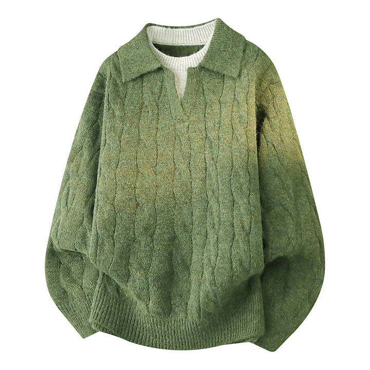 Damen Übergroßer Strickpullover Drune