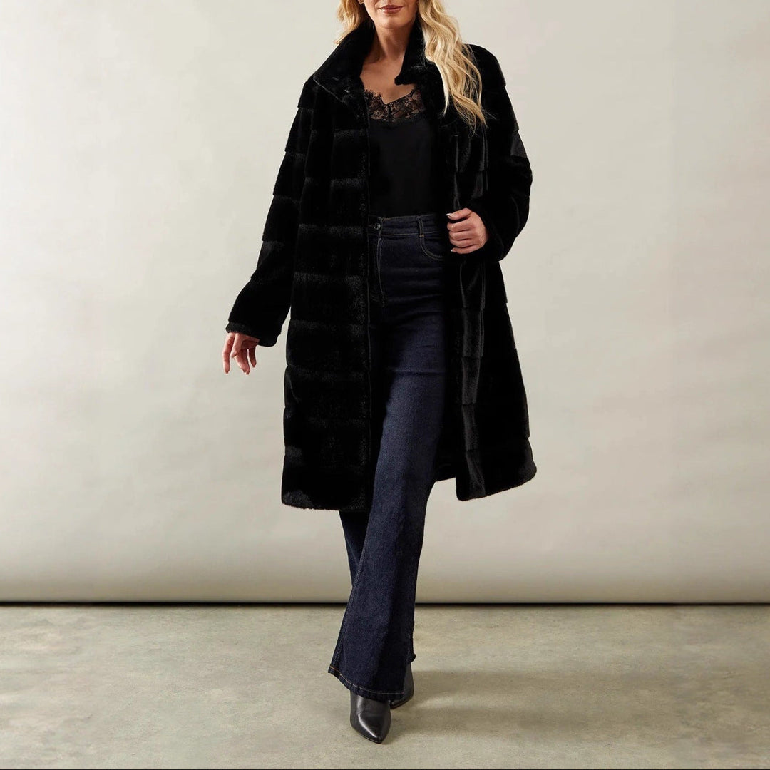 Drune | Damen Cosy Jacket mit Gefügtem Gürtel