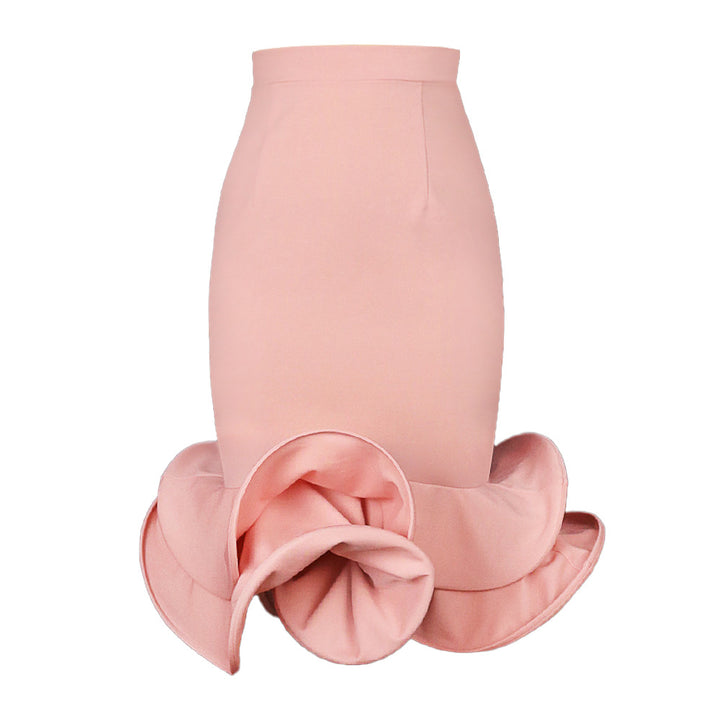 Damen Trendiges Cocktailkleid mit asymmetrischem Saum Drune