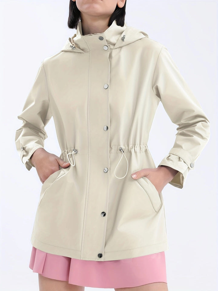 Damen Übergangsjacke mit verstellbarem Taillenzug und praktischen Taschen Drune