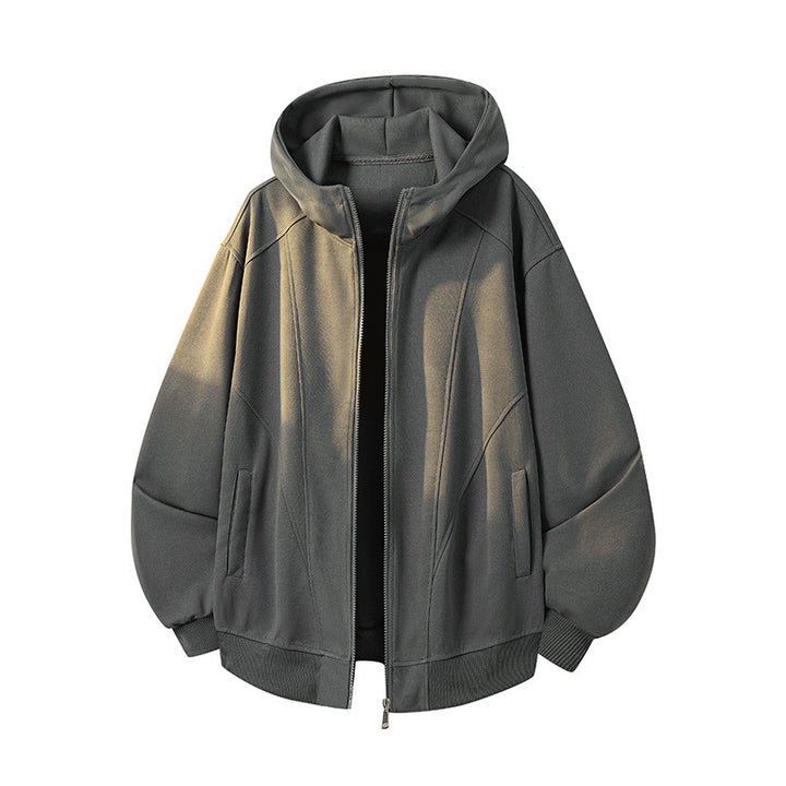 Damen Sportliche Kapuzenjacke Drune