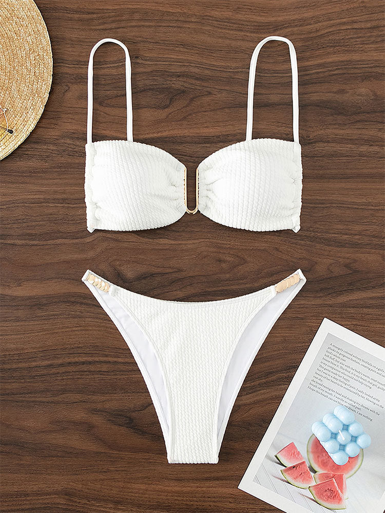 Damen Bikiniset mit elegantem Wickeldetail Drune