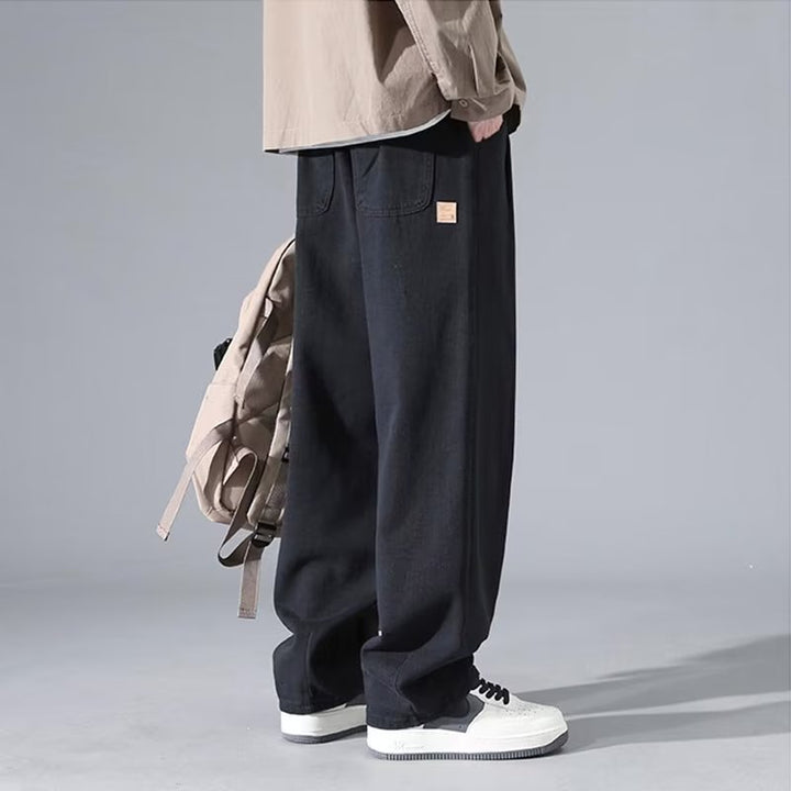Herren Bequeme Weitgeschnittene Cargo-Hose Drune
