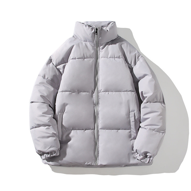 Herren isolierte Steppjacke mit hohem Kragen und elastischen Bündchen Drune