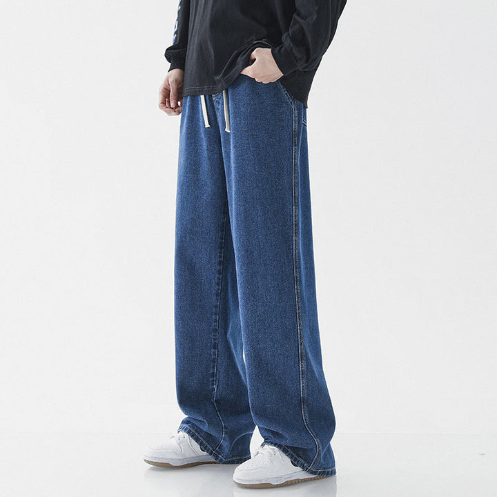 Herren weite Denim-Hose im modernen Vintage-Stil Drune