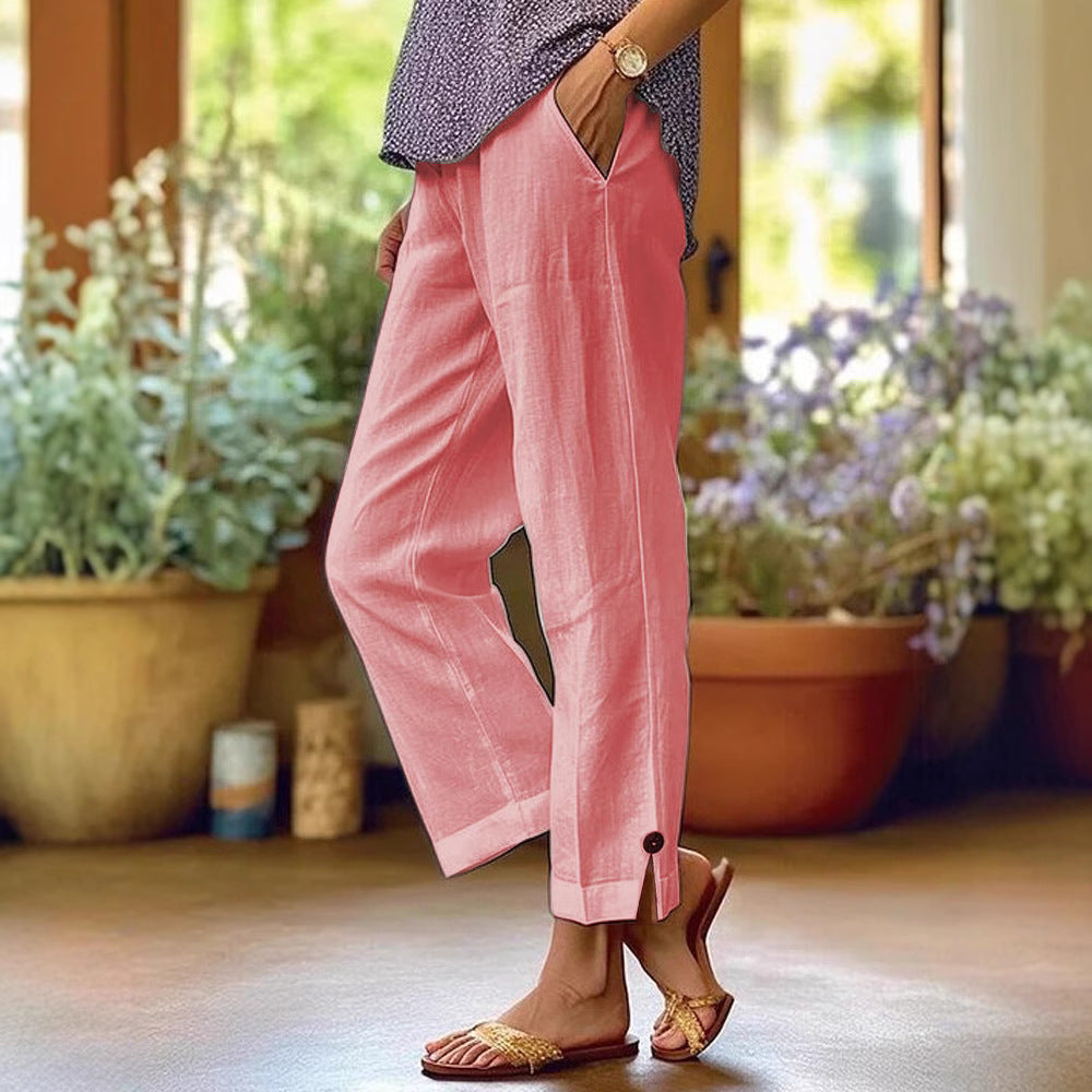 Damen Bequeme Sommerhose Drune