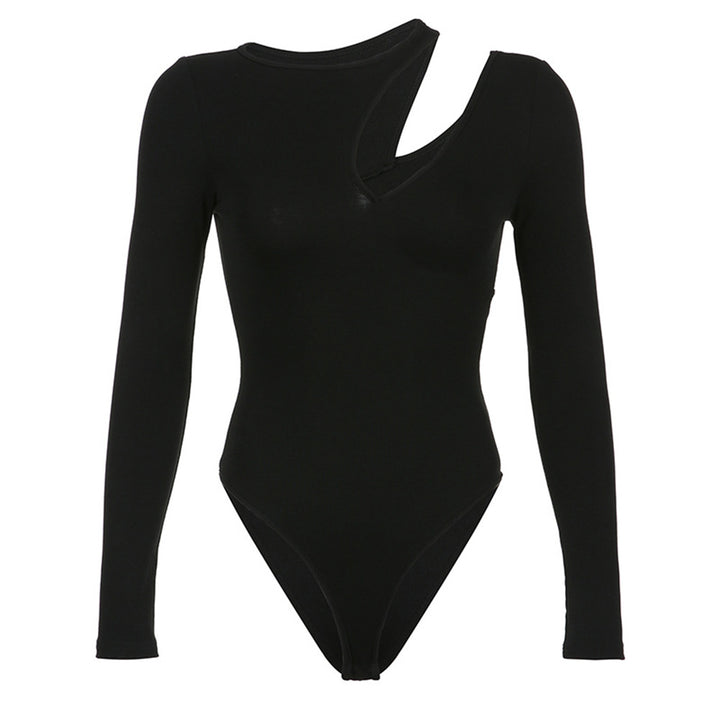 Damen Langarm Shirt mit asymmetrischem Ausschnitt Drune
