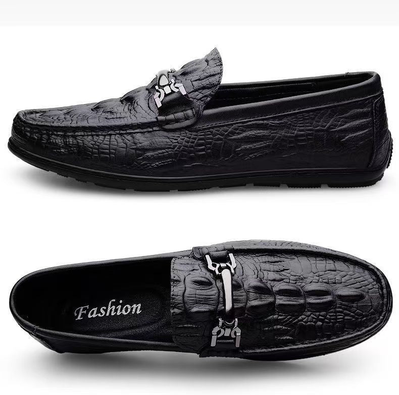Herren Elegante Mokassins aus hochwertigem Leder mit modischem Detail Drune
