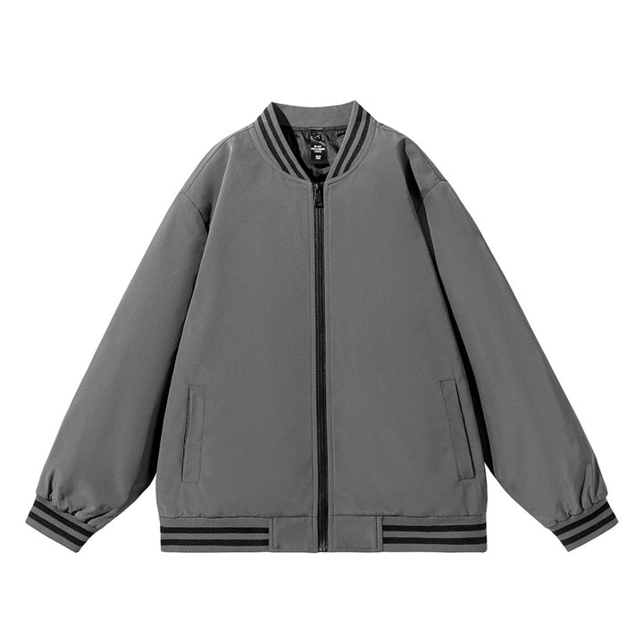 Herren Sportliche Bomberjacke mit Stehkragen Drune