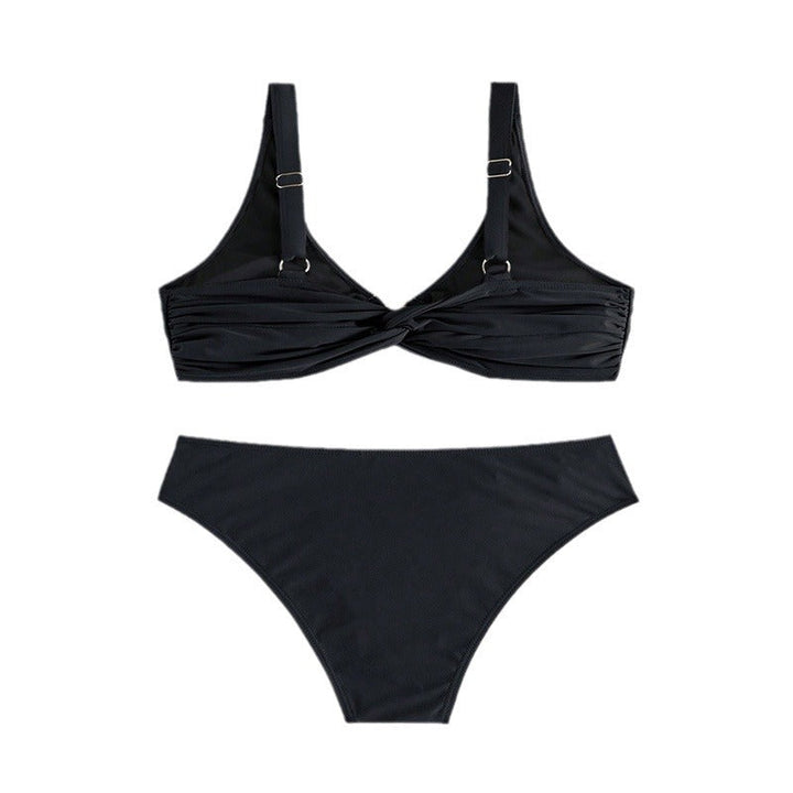 Damen Zweiteiliger Bikini mit eleganten goldenen Akzenten Drune