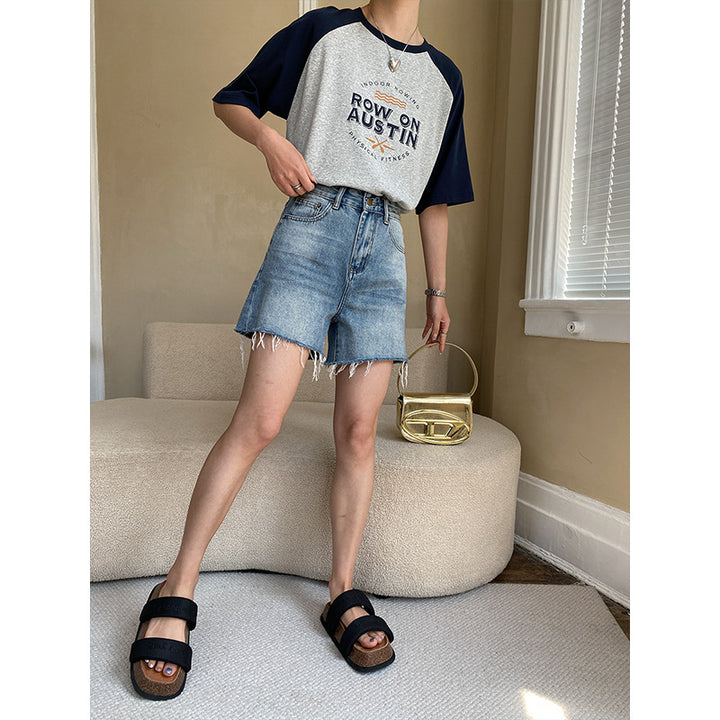 Damen lässige Bluse mit ballonenärmeln aus hochwertigem Stoff Drune