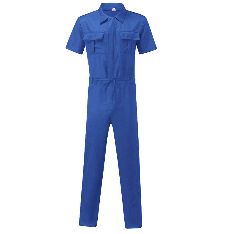 Damen Overall mit praktischen Taschen und elastischem Bund Drune