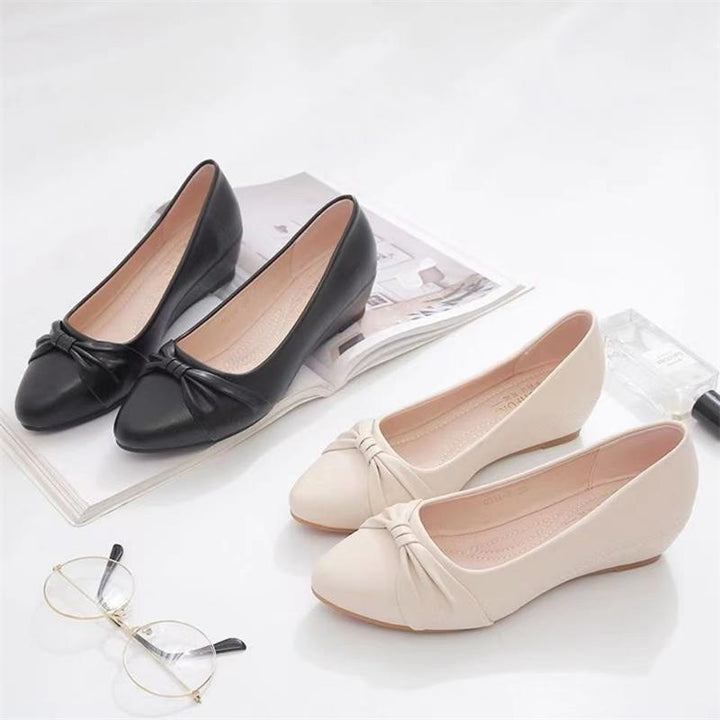 Damen Ballerinas mit elegantem Schleifen-Design und weichem Innenfutter Drune