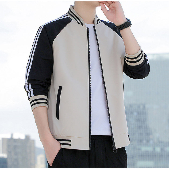 Herren Sportliche Bomberjacke mit seitlichen Taschen Drune