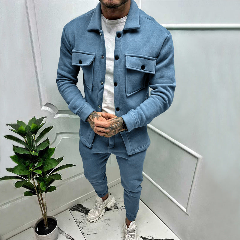 Drune | 2 Teiliges Wildleder Satz Hemd Und Hose