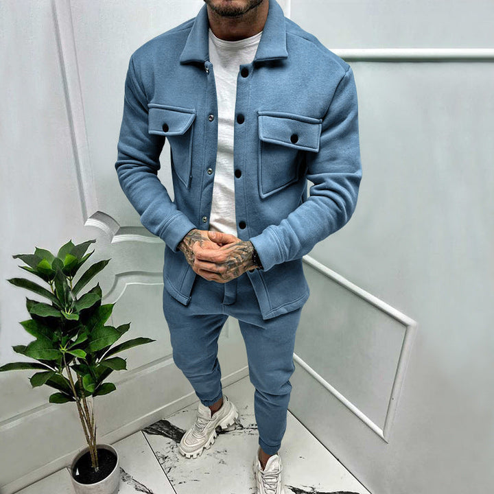 Drune | 2 Teiliges Wildleder Satz Hemd Und Hose