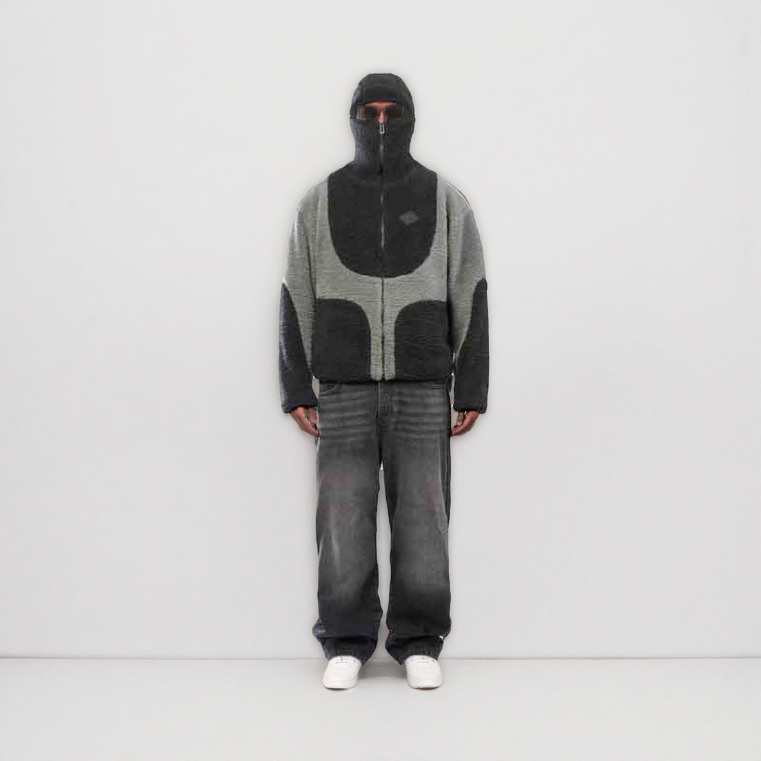 Damen Fleecejacke mit hohem Kragen und praktischen Reißverschlusstaschen Drune