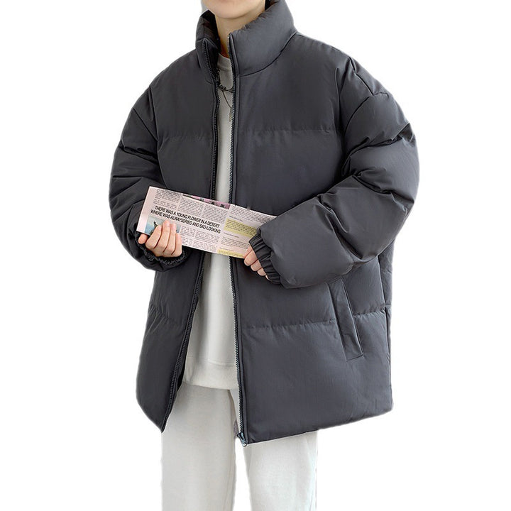 Damen Gepolsterte Oversize-Steppjacke mit hohem Stehkragen und geradem Schnitt Drune