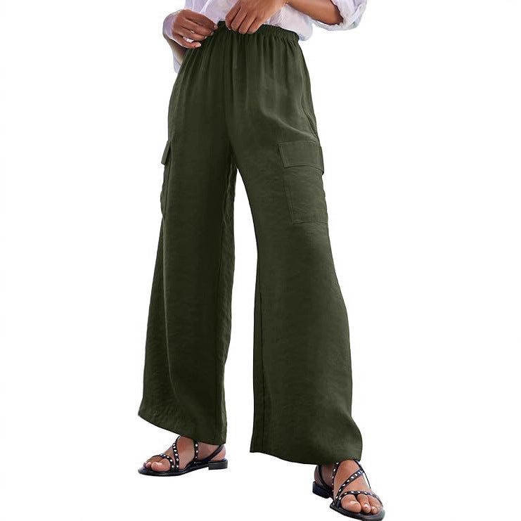 Damen Cargo-Hose aus leichtem Jersey Drune