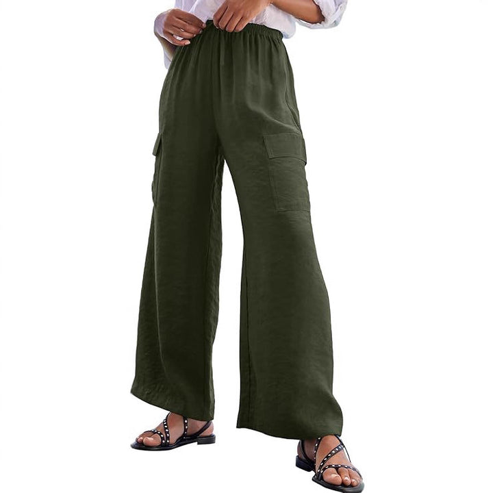 Damen Cargo-Hose aus leichtem Jersey Drune