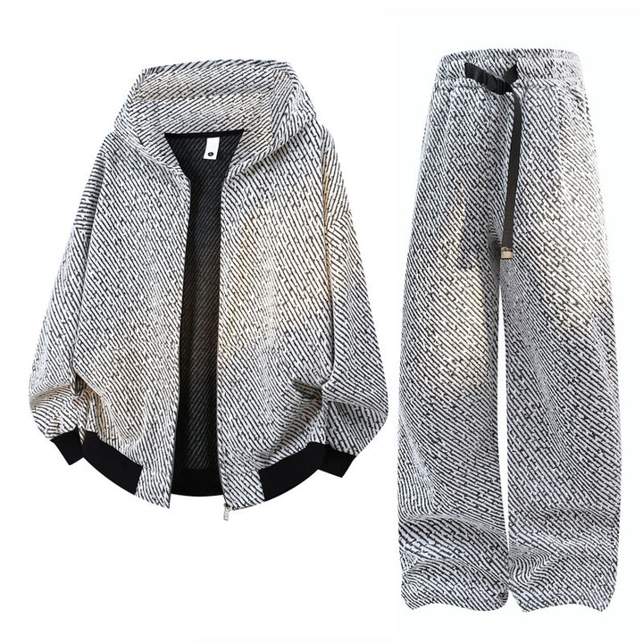 Damen weite Samt-Jogginghose mit elastischem Bund, Tunnelzug und lässiger Culotte-Passform Drune