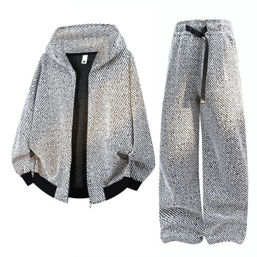 Damen weite Samt-Jogginghose mit elastischem Bund, Tunnelzug und lässiger Culotte-Passform Drune