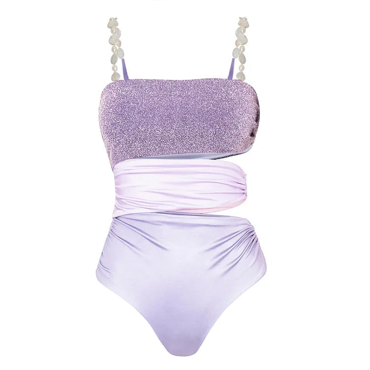 Damen Badeanzug mit elegantem Wickelrock Drune