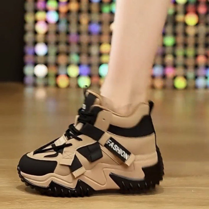 Damen Hohe Sneakers mit sportlichem Design Drune
